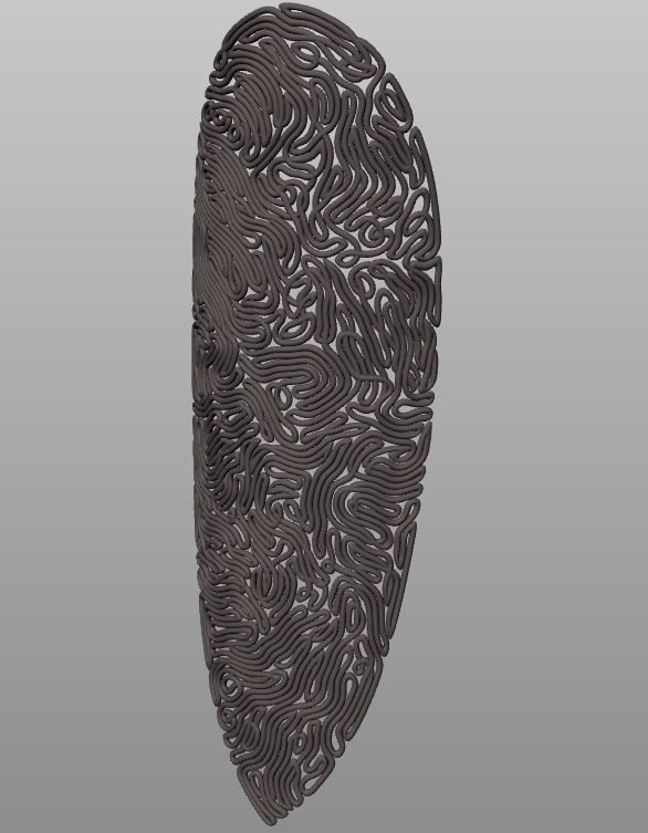Variation 2: No Voronoi Extrusion